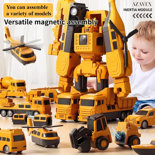 Magnetic STEM Construction Building Set