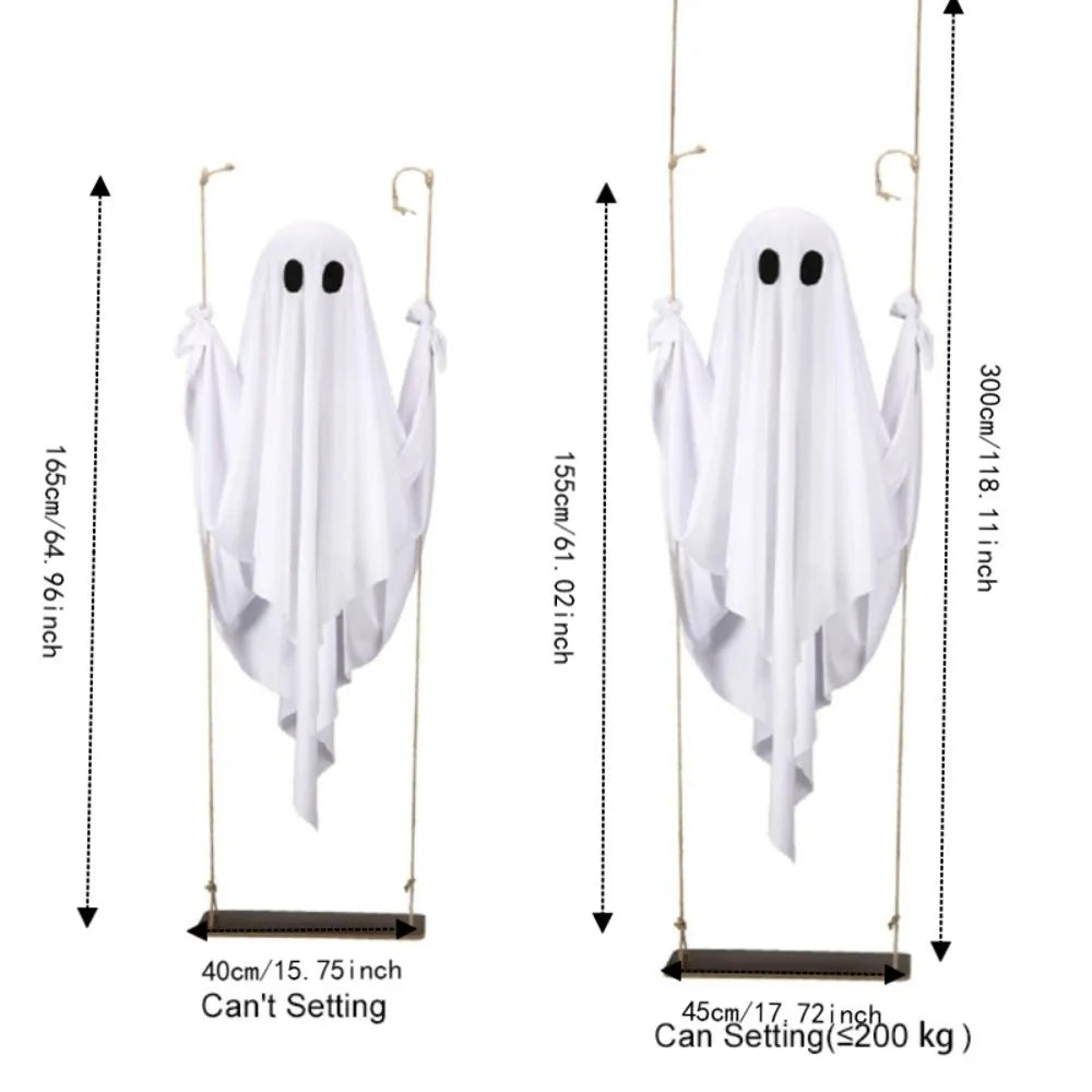 Lighted Swinging Ghost