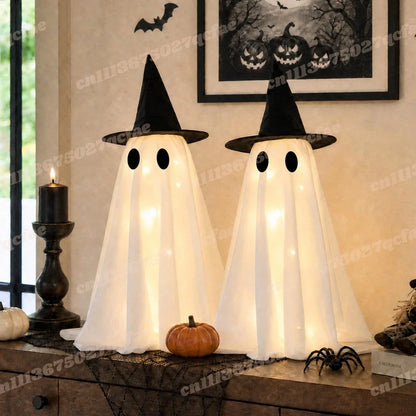 Lit Ghost Table Decor – Set of 2