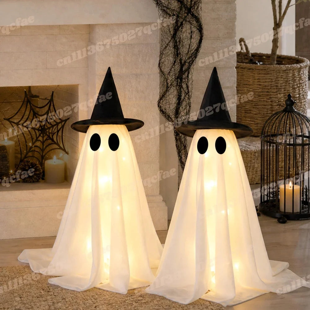 Lit Ghost Table Decor – Set of 2
