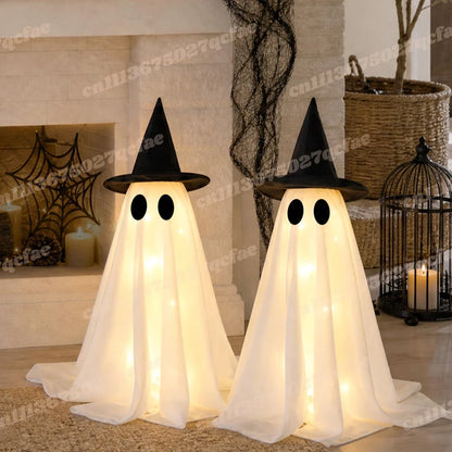 Lit Ghost Table Decor – Set of 2