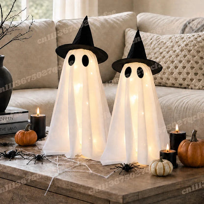 Lit Ghost Table Decor – Set of 2