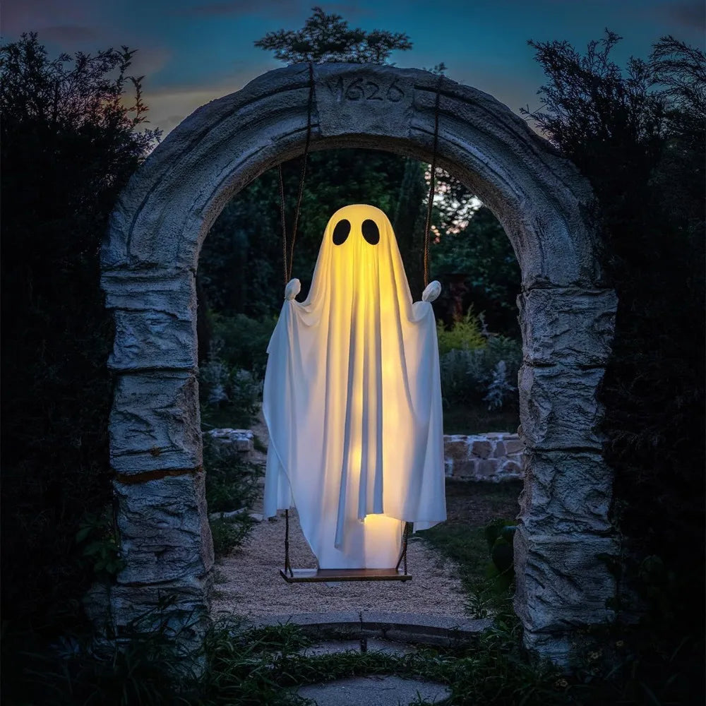 Lighted Swinging Ghost