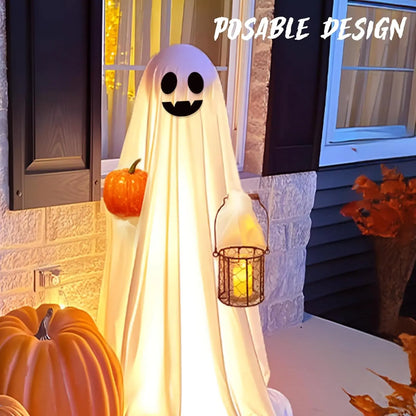 Lit Ghost Standing Figure