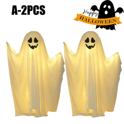 Lit Ghost Standing Figure