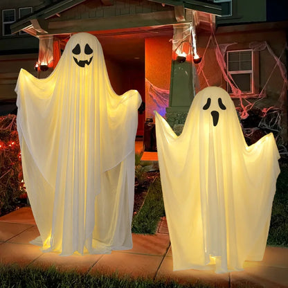 Lit Ghost Standing Figure