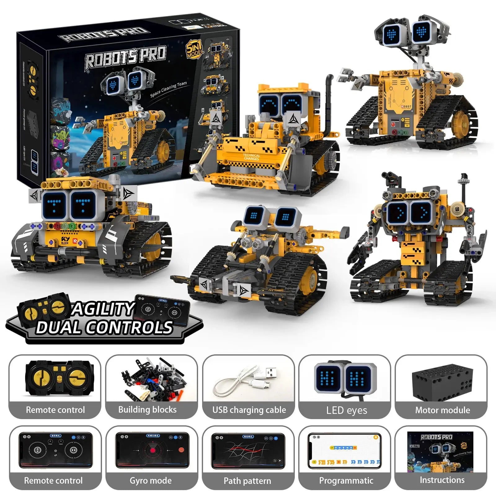 AZAVEX™ - 5-in-1 Smart Robot Building Kit AZAVEX