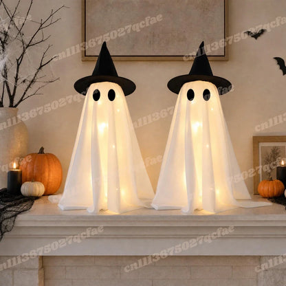 Lit Ghost Table Decor – Set of 2