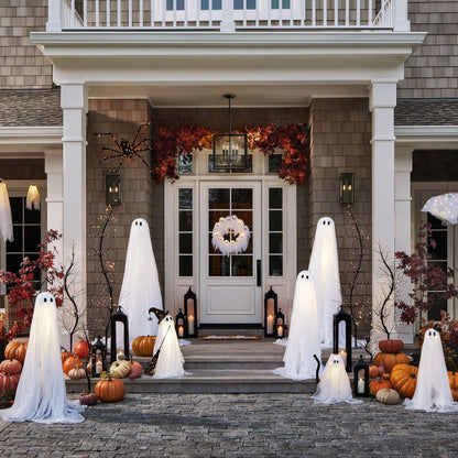 Lit Ghosts Wreath