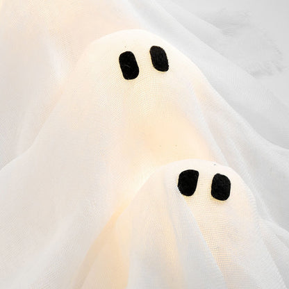 Lit Ghosts Wreath