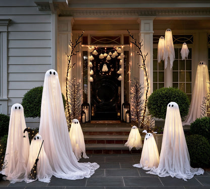 Lit Ghost String Lights